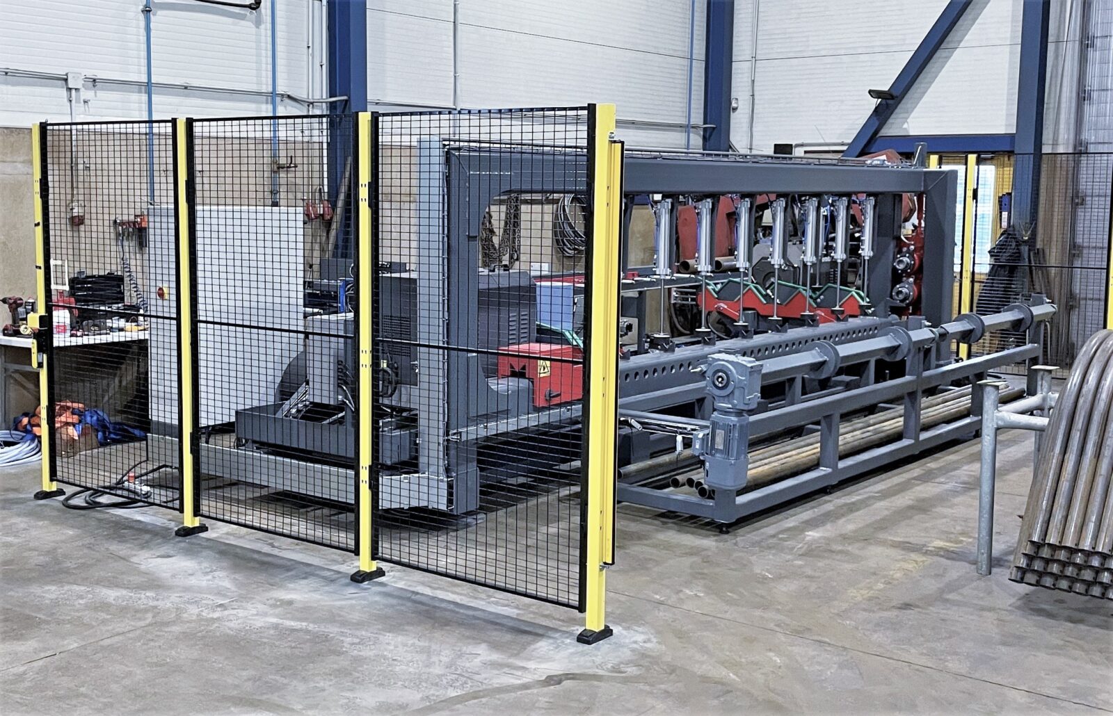 Industrial machine in production